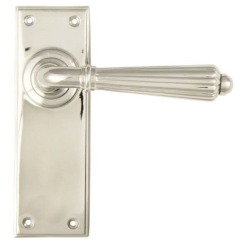 HINTON LEVER HANDLE ON BACKPLATE